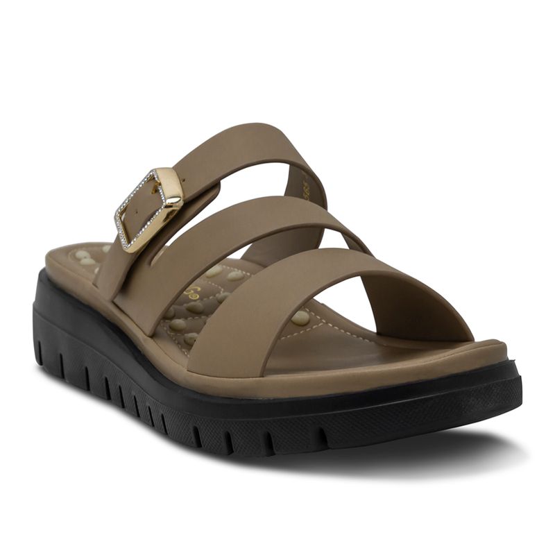 Sandalias-Café-Con-Plataforma-Y-Hebilla-Via-Spring-Mujer-Talla-39-2