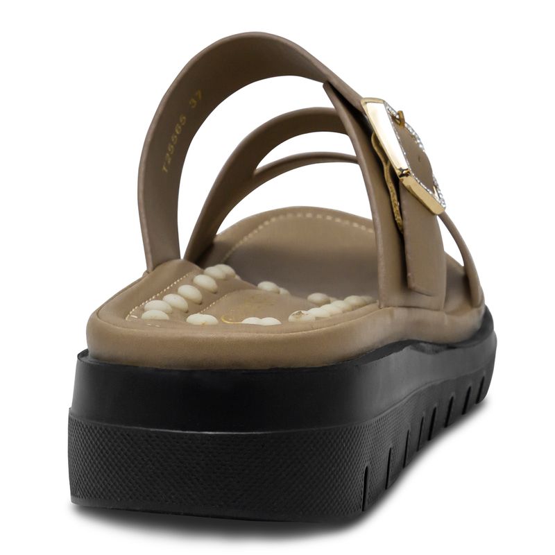 Sandalias-Café-Con-Plataforma-Y-Hebilla-Via-Spring-Mujer-Talla-39-3