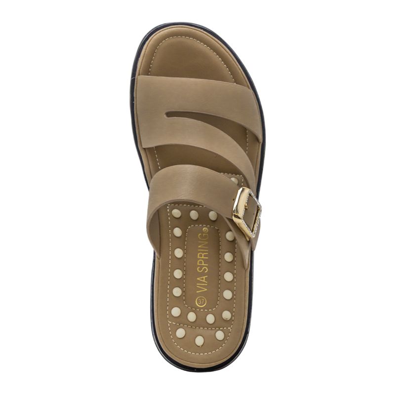 Sandalias-Café-Con-Plataforma-Y-Hebilla-Via-Spring-Mujer-Talla-39-4
