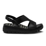 Sandalias-Negras-Con-Plataforma-Y-Hebilla-Via-Spring-Mujer-Talla-41-0