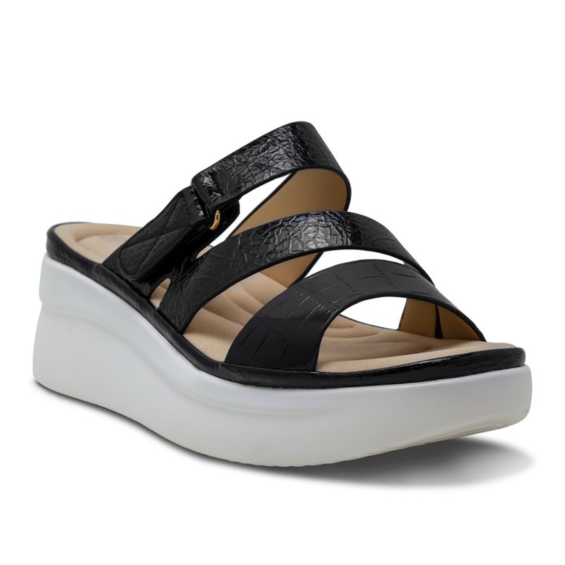 Sandalias-Negra-Con-Blanco-Via-Spring-Mujer-Talla-38-2
