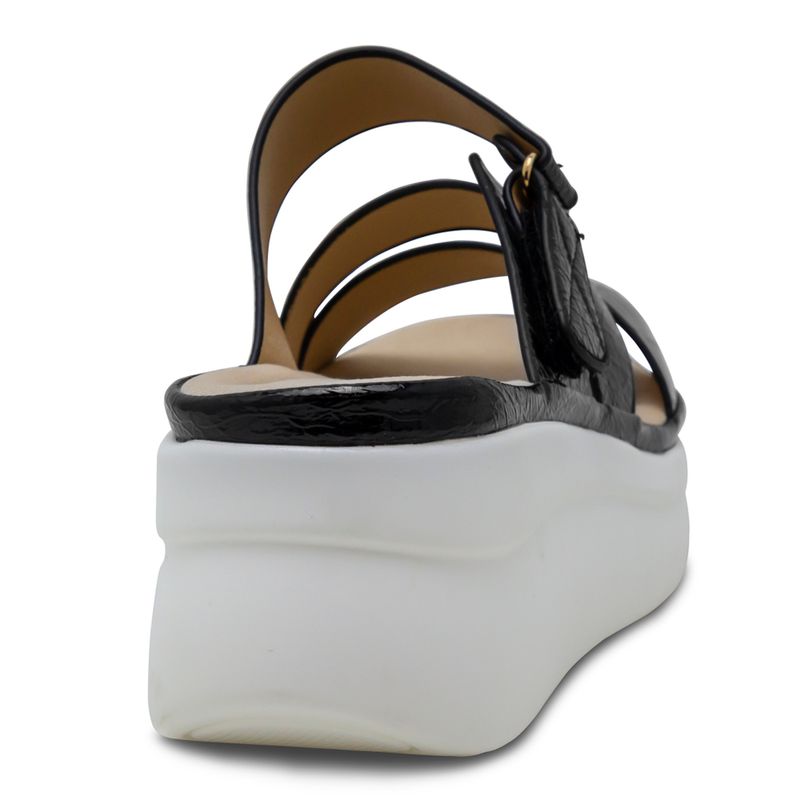 Sandalias-Negra-Con-Blanco-Via-Spring-Mujer-Talla-38-3