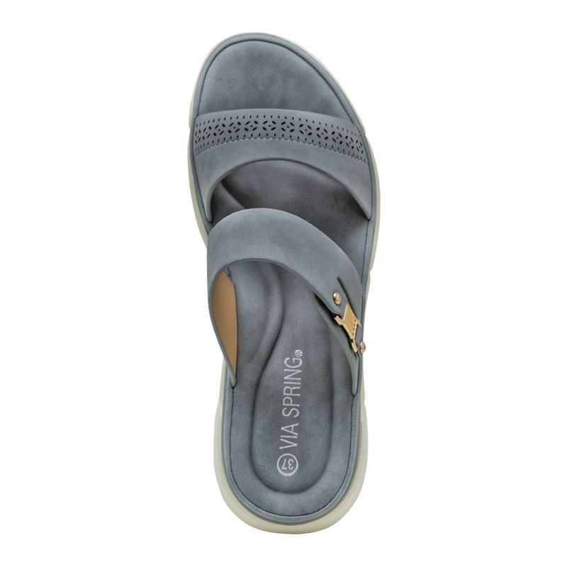 Sandalias-Con-Plataforma-Gris-Via-Spring-Mujer-Talla-37-4