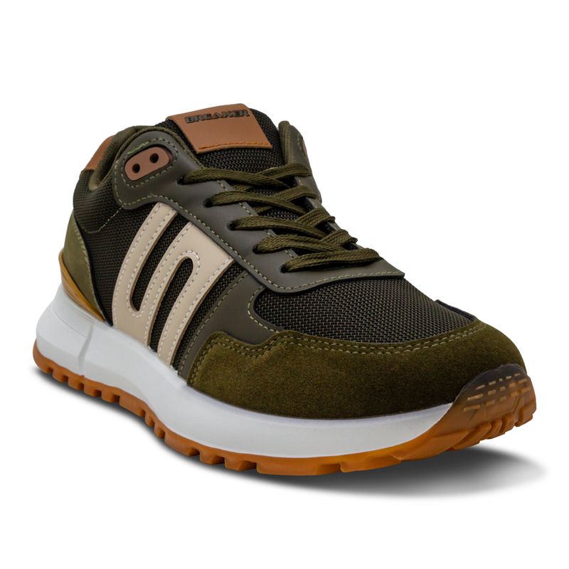 Tenis-Casuales-Verde-Breaker-Hombre-Talla-43-2