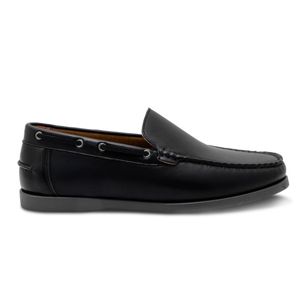 Mocasin Negro Casual Hombre Breaker