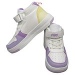 Tenis-En-Bota-Casuales-Blanco-Steps-Niña-Talla-29-5
