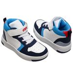 Tenis-En-Bota-Casuales-Blanco-Steps-Niño-Talla-29-5