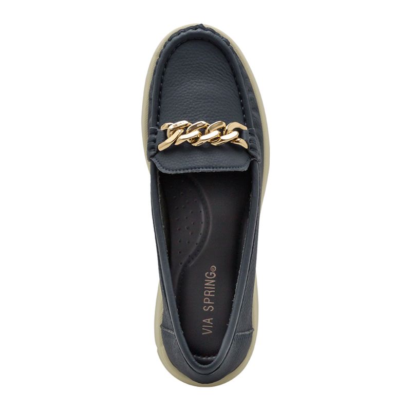 Mocasin-Casual-Azul-Con-Beige-Via-Spring-Mujer--Talla-36-3