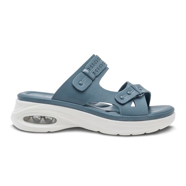 Sandalias con Plataforma Azul Via Spring Mujer