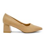 Zapatos-De-Tacón-Cuadrado-Beige-Via-Spring-Mujer--Talla-37-0