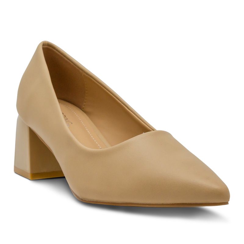 Zapatos-De-Tacón-Cuadrado-Beige-Via-Spring-Mujer--Talla-38-2