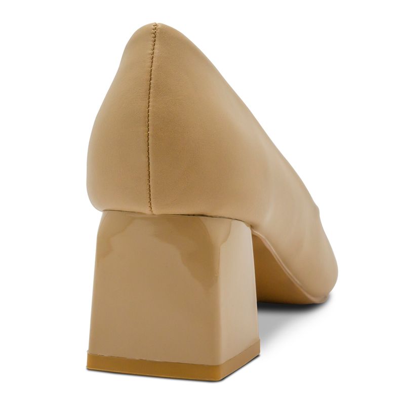 Zapatos-De-Tacón-Cuadrado-Beige-Via-Spring-Mujer--Talla-38-3