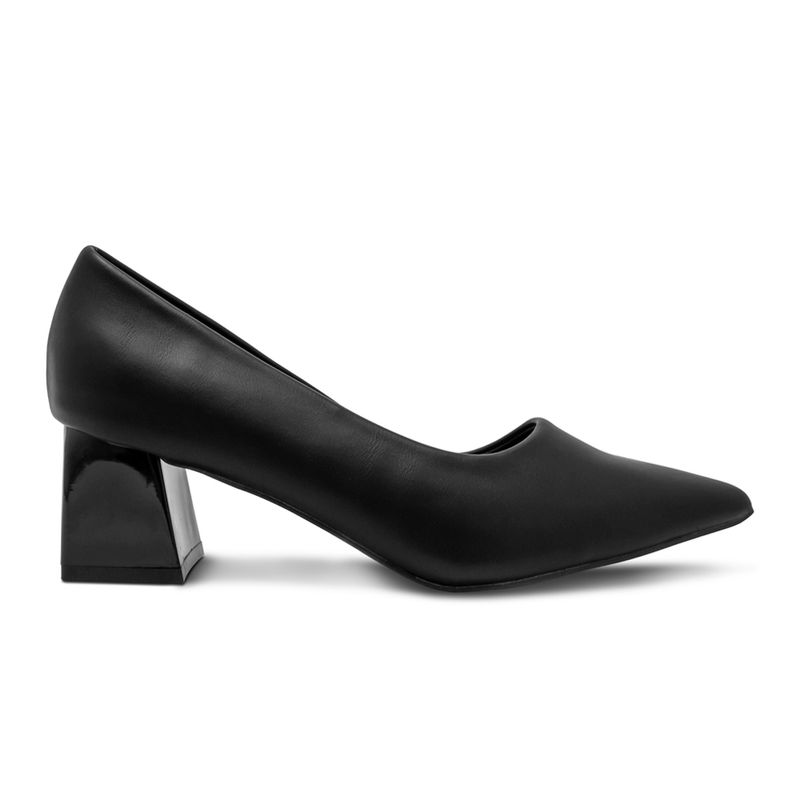 Zapatos-De-Tacón-Cuadrado-Negro-Via-Spring-Mujer--Talla-36-0