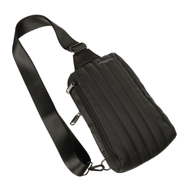 Bolso Para Mujer Mediano Manos Libres Cruzado Negro Lugano