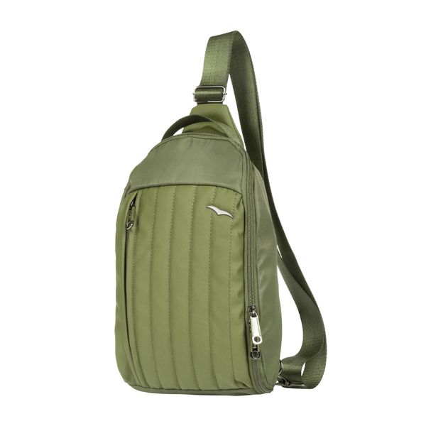 Bolso Para Mujer Manos Libres Cruzado Mediano Verde Lugano