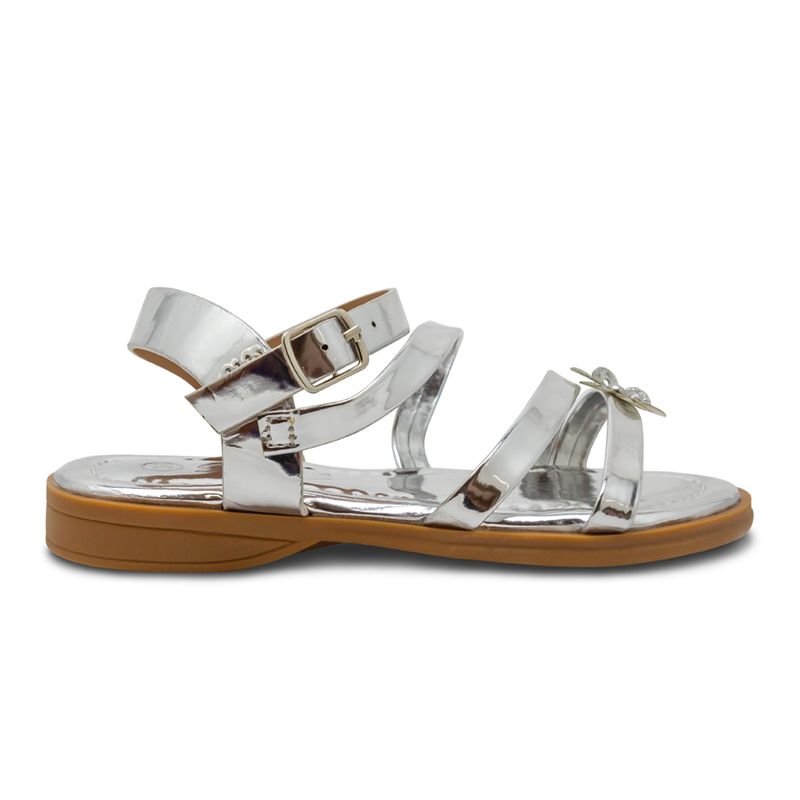 Sandalias-Planas-Plateadas-Steps-Niña--Talla-24-0