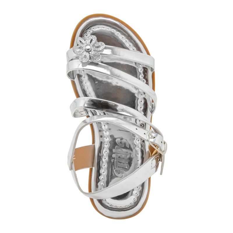 Sandalias-Planas-Plateadas-Steps-Niña--Talla-24-2
