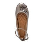 Baletas-Plateadas-Con-Flores-Steps-Niña-Talla-30-1