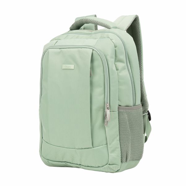 Morral Para Mujer Porta Pc Mediano Verde Claro Lugano