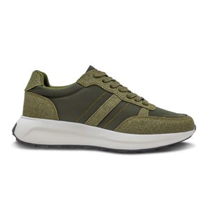 Tenis Casuales Para Hombre Breaker Verde Oscuro