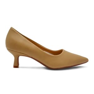 Tacon Punta De Aguja Para Mujer Via Spring Beige