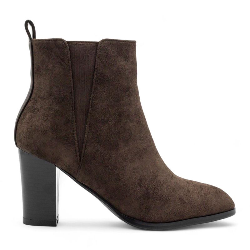 Botín-Mujer-Via-Spring-En-Gamuza-Marrón-Talla-35-0