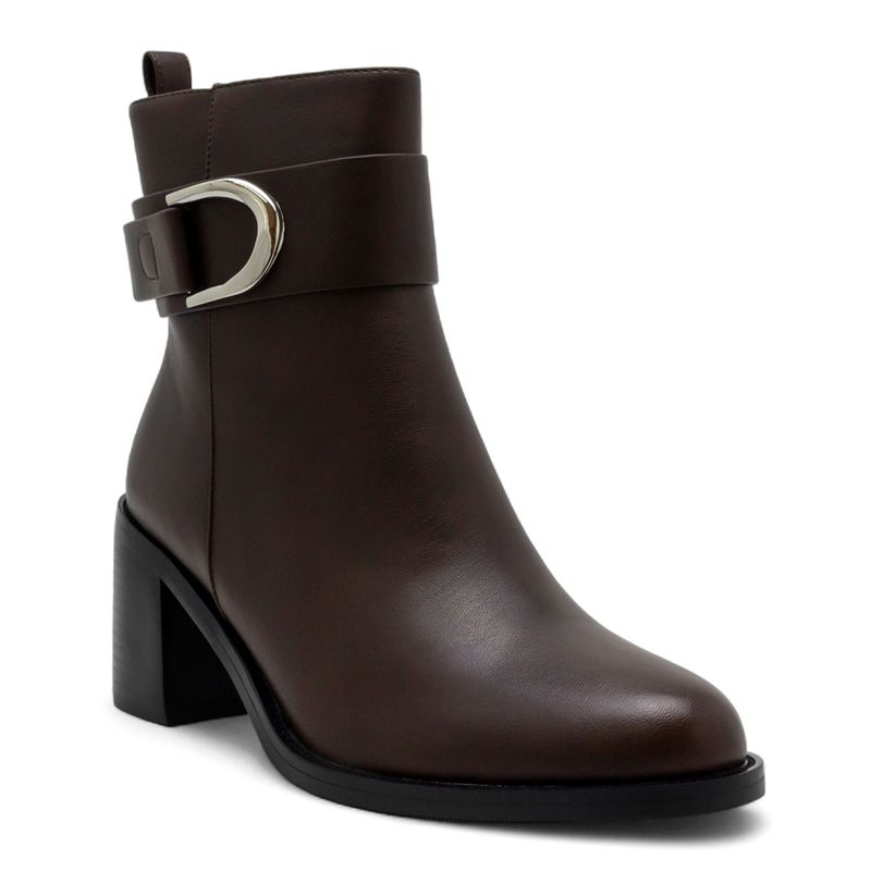 Botín-Mujer-Via-Spring-Tacón-Alto-Marrón-Talla-35-2