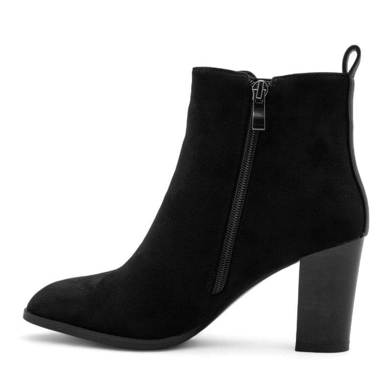 Botín-Tacón-Mujer-Via-Spring-En-Gamuza-Negro-Talla-38-1