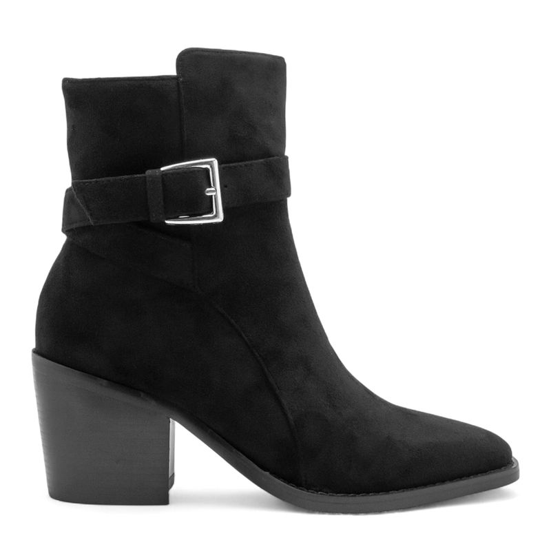 Botín-Mujer-Via-Spring-Con-Hebilla-Negro-Talla-35-0