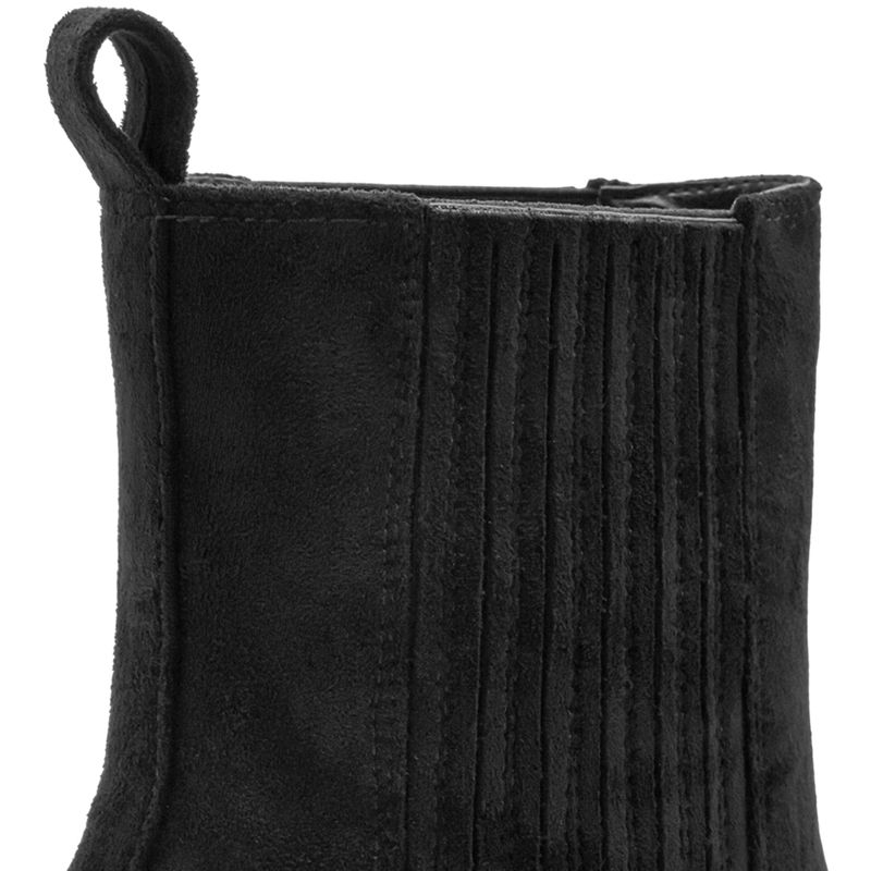 Botín-Mujer-Via-Spring-En-Gamuza-Negro-Talla-36-4