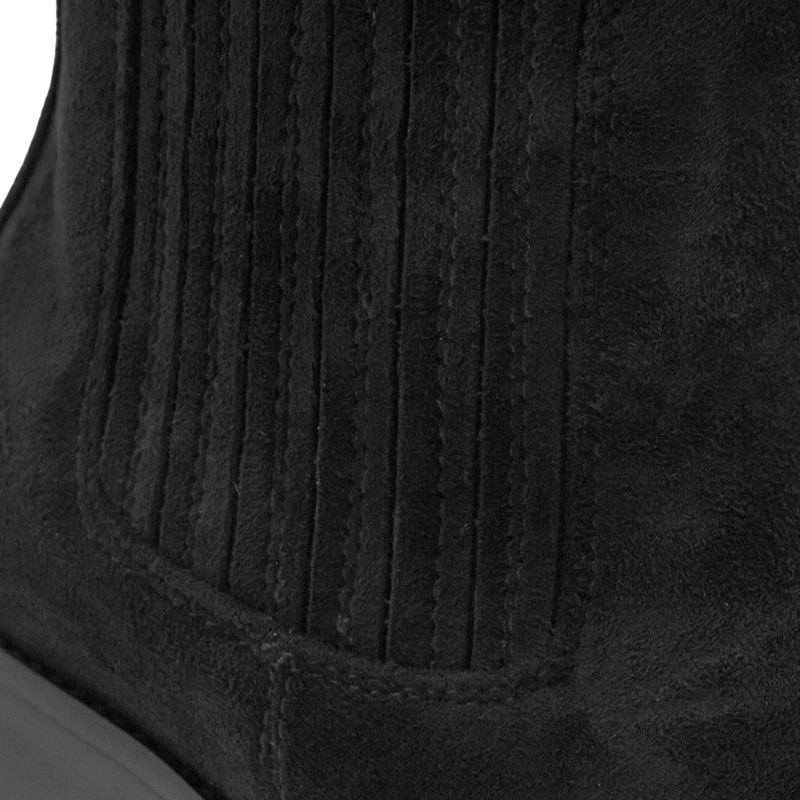 Botín-Mujer-Via-Spring-En-Gamuza-Negro-Talla-36-5