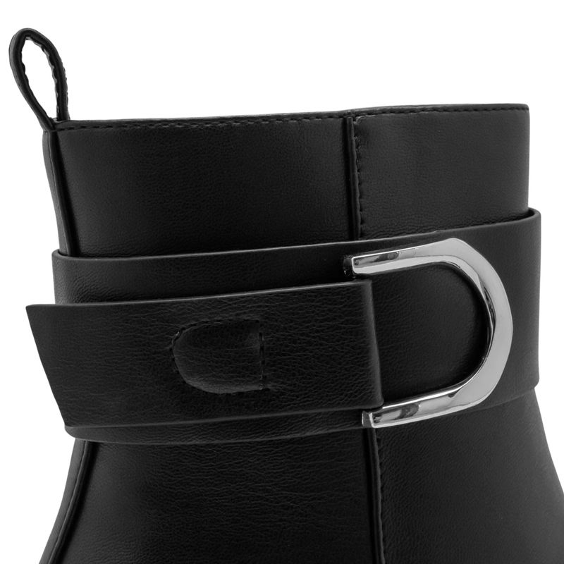 Botín-Mujer-Via-Spring-Con-Hebilla-Negro-Talla-35-4