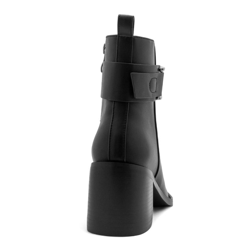 Botín-Mujer-Via-Spring-Con-Hebilla-Negro-Talla-37-3