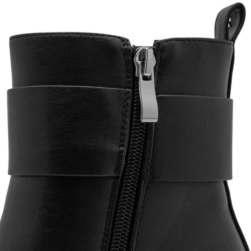 Botín-Mujer-Via-Spring-Con-Hebilla-Negro-Talla-37-5