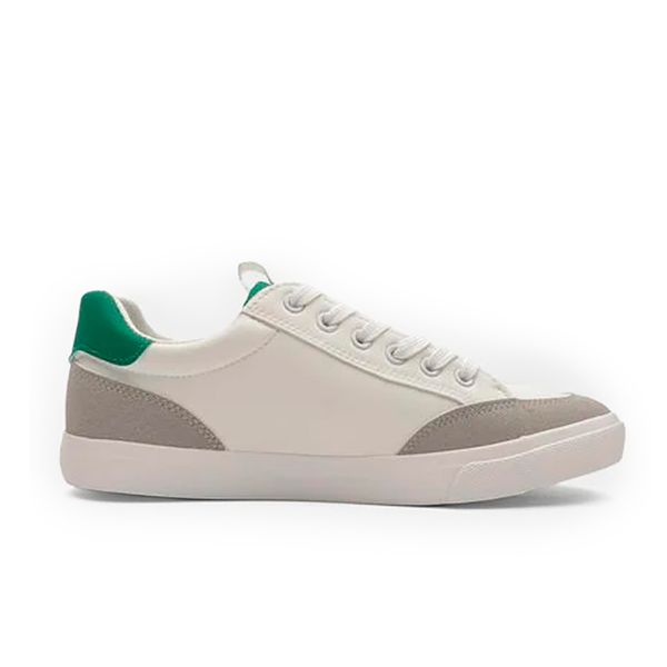 Tenis Casual Hombre Royal County Blanco con Verde