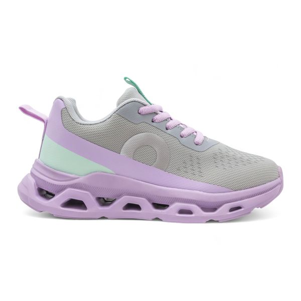 Tenis Deportivo Niña Xtep Gris con Lila