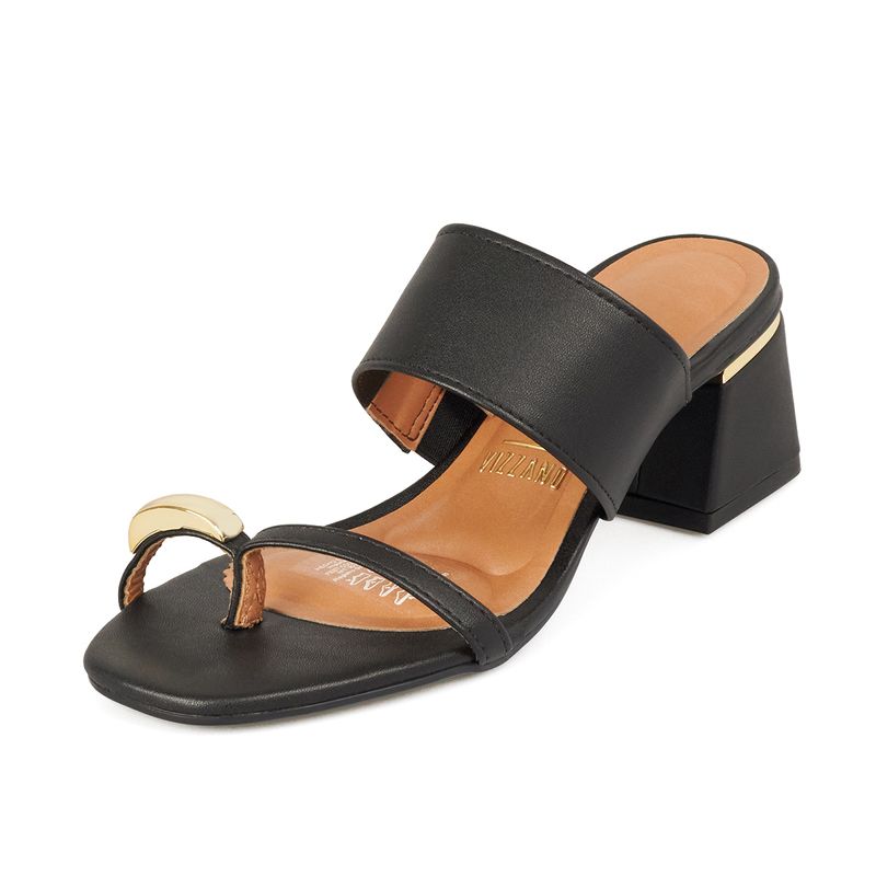 Sandalias-Tacón-Medio-Para-Mujer-Negro-Vizzano-Talla-37-2