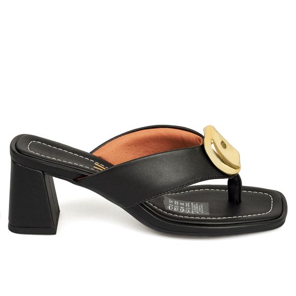 Sandalias Tacón Alto Para Mujer Negro Vizzano