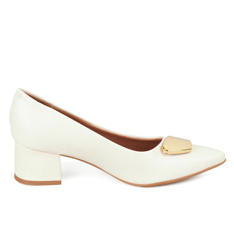 Tacón-Cerrado-Medio-Para-Mujer-Blanco-Vizzano-Talla-35-1