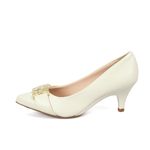 Tacón-Cerrado-Medio-Para-Mujer-Blanco-Beira-Rio-Talla-35-0