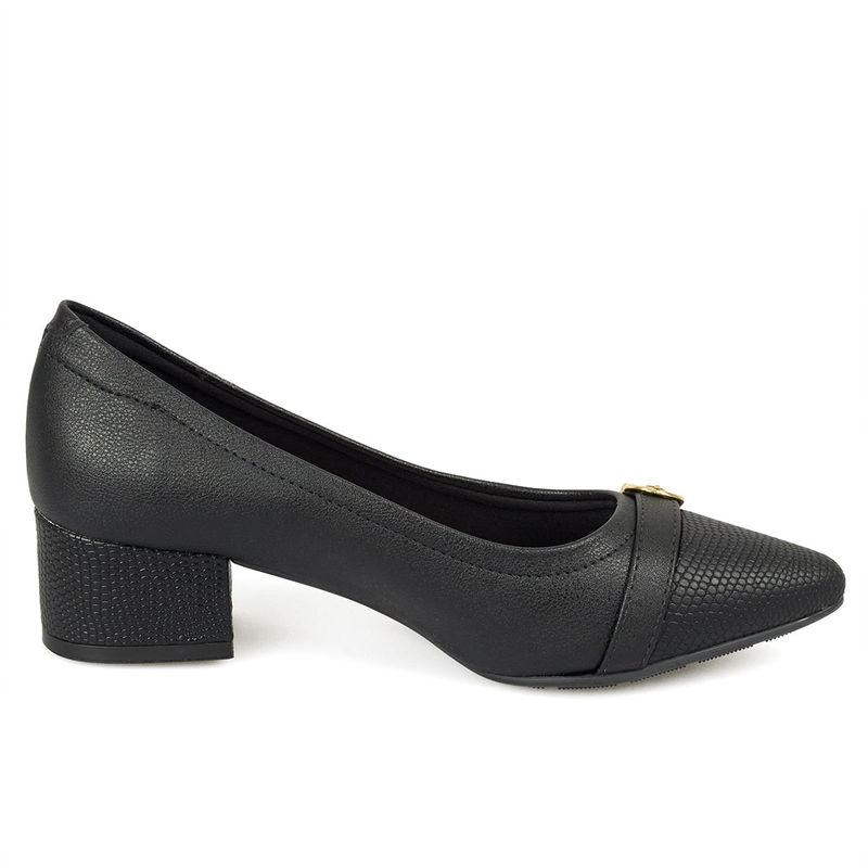Tacón-Cerrado-Medio-Para-Mujer-Negro-Modare-Talla-36-1
