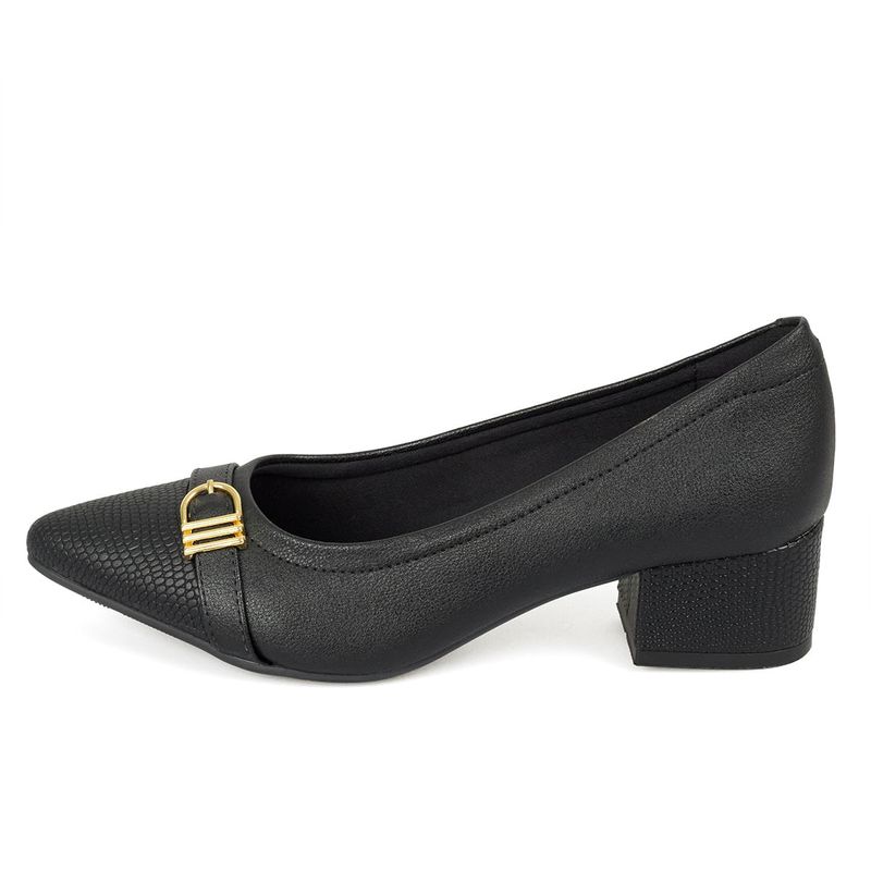 Tacón-Cerrado-Medio-Para-Mujer-Negro-Modare-Talla-36-0