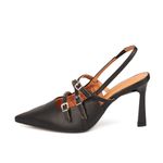 Tacón-Destalonado-Alto-Para-Mujer-Negro-Vizzano-Talla-39-0