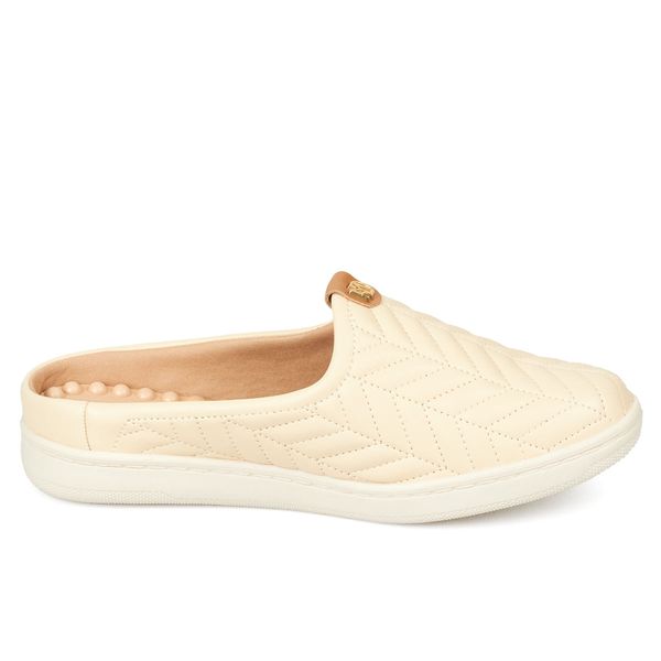 Baletas Cerradas Planta Baja Para Mujer Beige Modare
