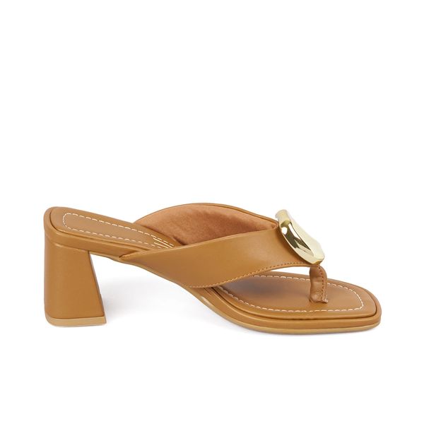 Sandalias Tacón Alto Para Mujer Cafe Vizzano