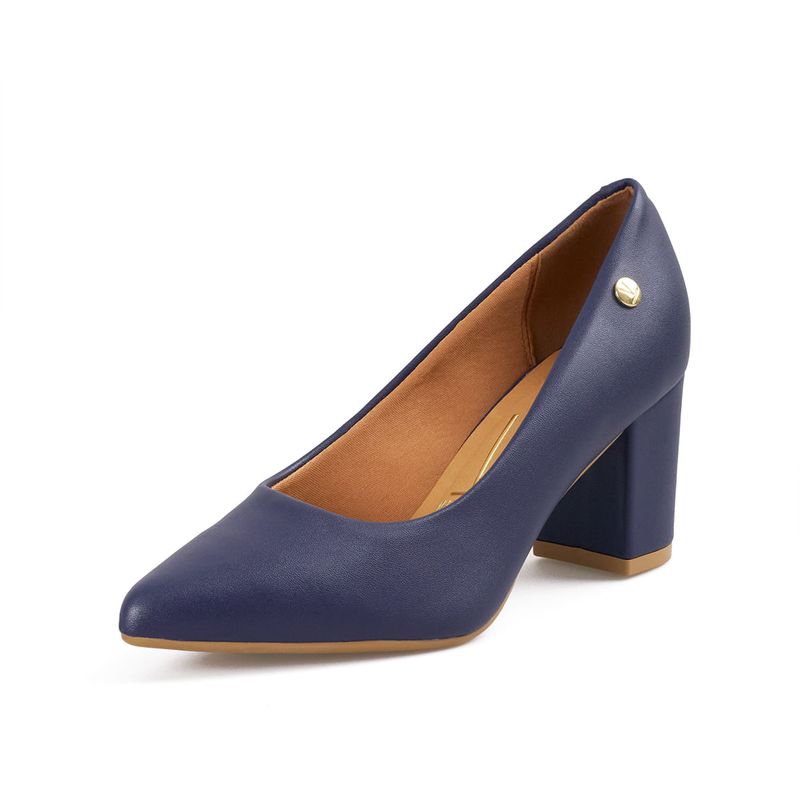 Tacón-Cerrado-Alto-Para-Mujer-Azul-Vizzano-Talla-36-2