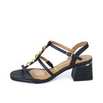 Sandalias-Tacón-Medio-Para-Mujer-Negro-Vizzano-Talla-40-0