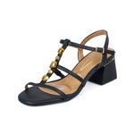 Sandalias-Tacón-Medio-Para-Mujer-Negro-Vizzano-Talla-40-2