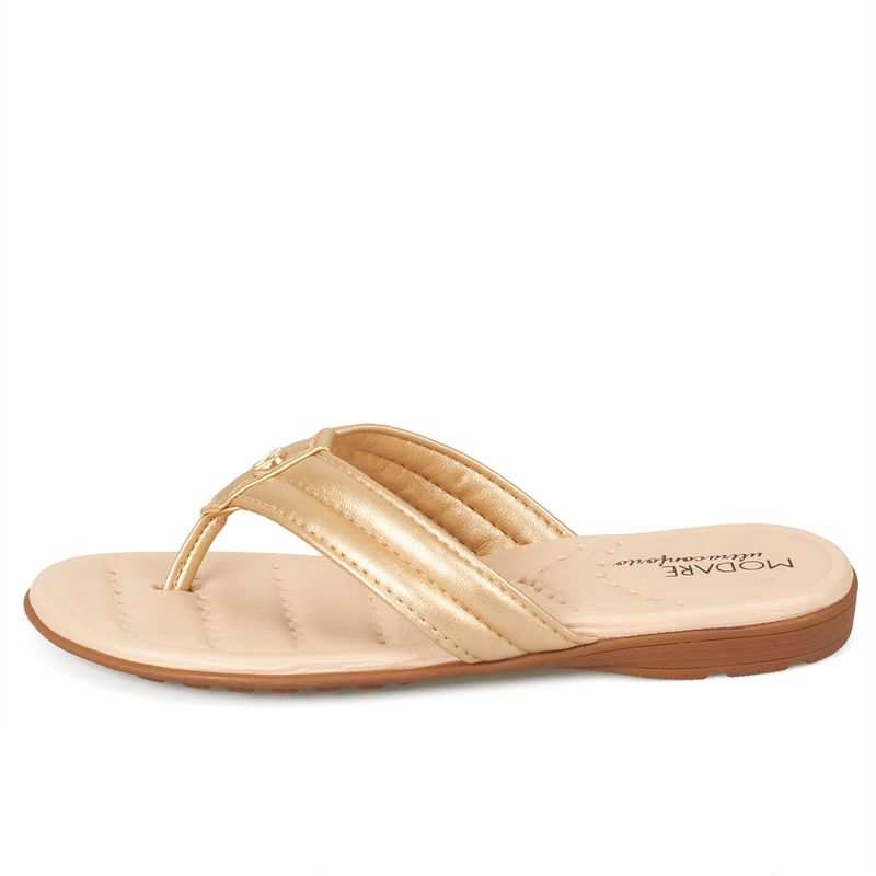 Sandalias-Planta-Baja-Para-Mujer-Dorado-Modare-Talla-40-0