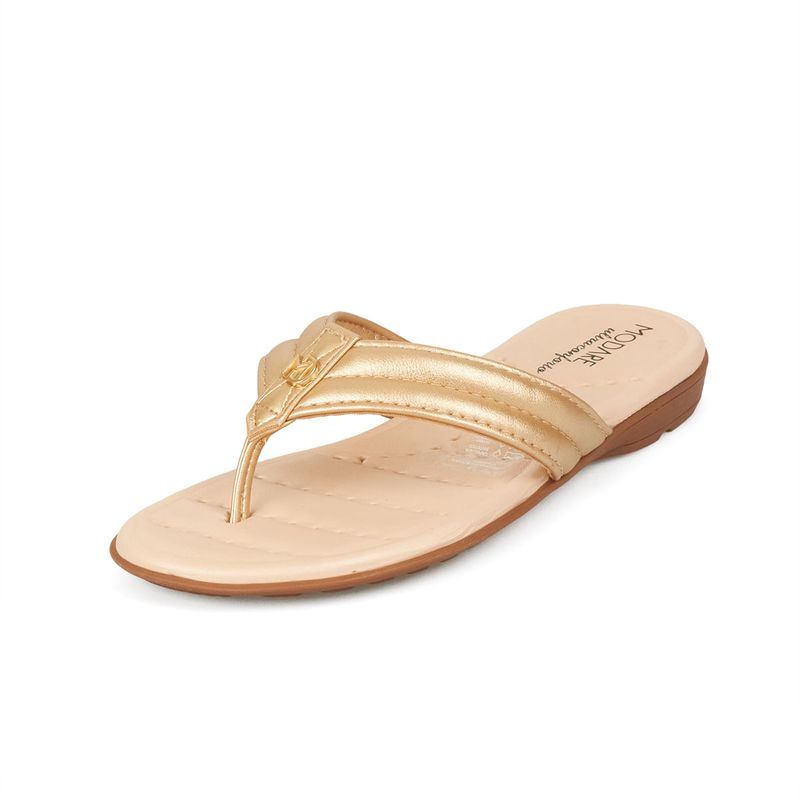 Sandalias-Planta-Baja-Para-Mujer-Dorado-Modare-Talla-40-2